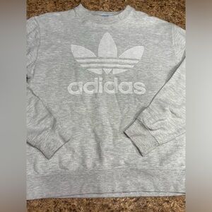 Adidas Gray Sweatshirt with Logo